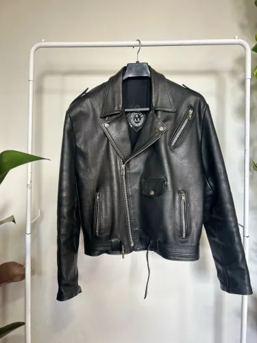 Jaqueta de couro Motoqueiro/ biker