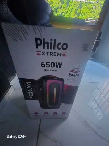 Caixa de som philco extreme 650W lacrada