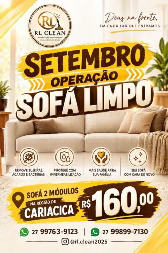 Higienização de Estofados