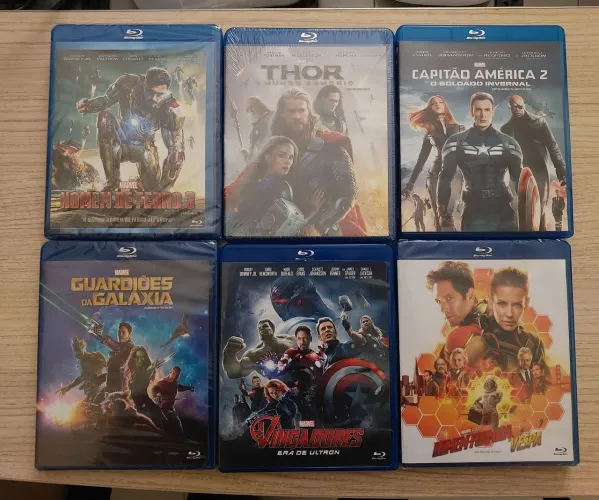 Blu-ray Coleção MCU Fase 2 (Original)