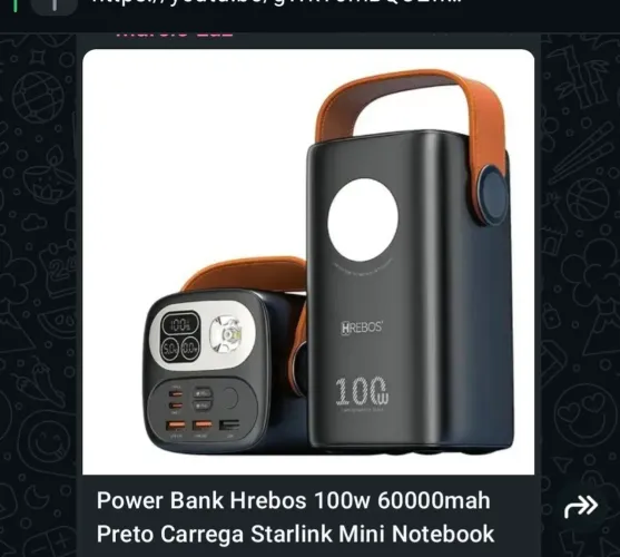 Power bank hrebos 100w 60 000 mah
