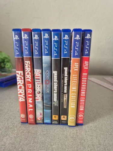 Lote 8 jogos de PS4