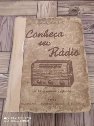 Livro antigo, conheça seu rádio,1942 :