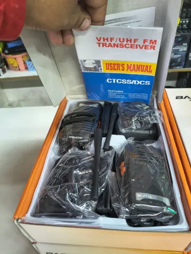Par de rádio comunicador baofeng completo segurança