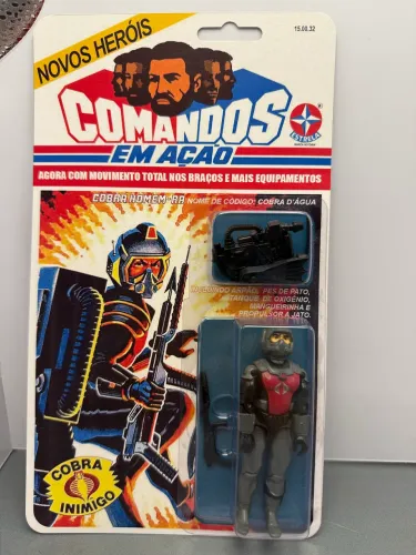 Comandos em Ação Estrela Cobra D?Água Cobra Homem-Rã - 1988