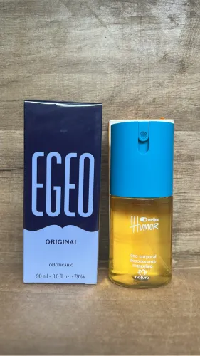 Combo perfume O Boticário egeo original e Body spray humor