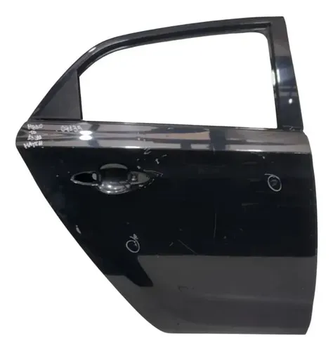 Porta Traseira Direita Hb20 2013 2019 Preta Hatch Avaria Preta