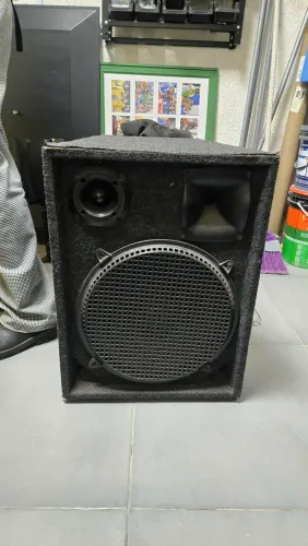 Caixa de Som Passiva 15" 3 Vias - Grave Forte + Corneta + Tweeter