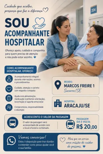Acompanhante hospitalar 