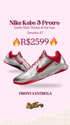 Tênis Kobe 5 Clark PE - tamanho 47