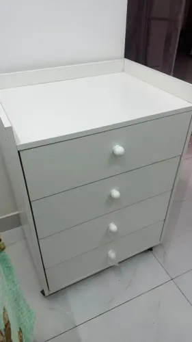 Cômoda trocador mdf naval
