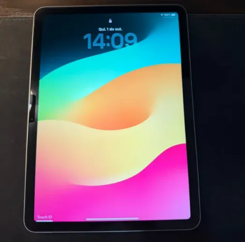 iPad Air M2 11" 256GB Azul - Bateria 91% - Impecável
