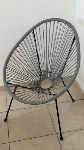 Cadeira Acapulco Cinza