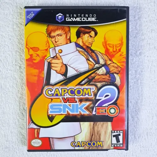 Capcom Vs SNK 2 EO Original Americano - Completo Nintendo Gamecube