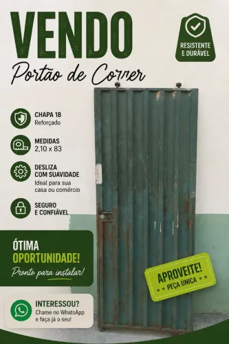 Portão de correr 