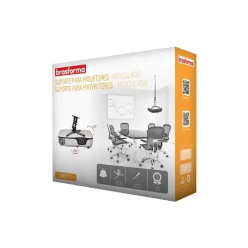 Suporte de Teto P/ Projetor Datashow Brasforma Sbp757 *ENTREGA GRÁTIS*