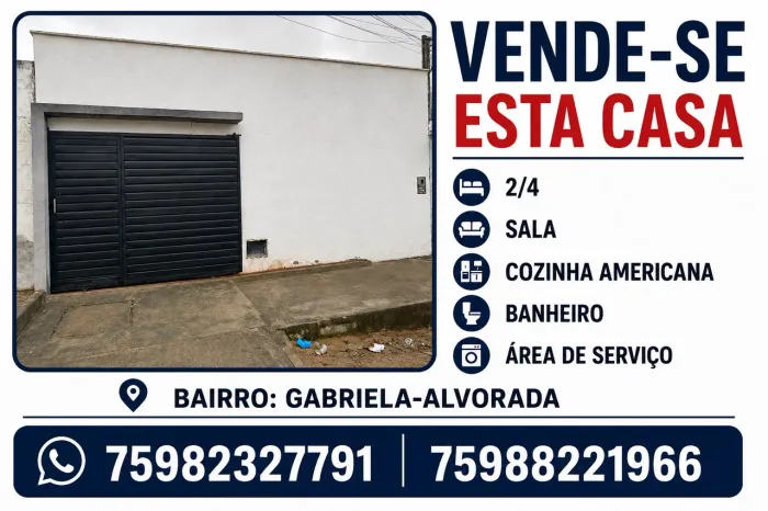 Vende-se Casa na Gabriela