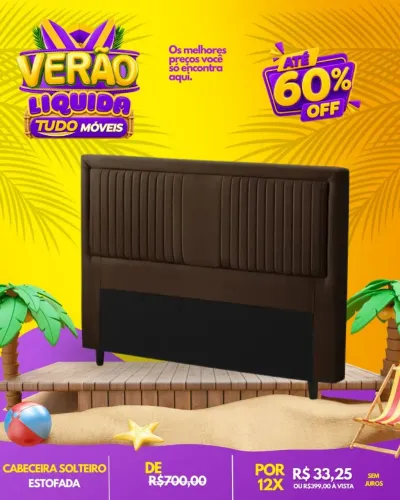 Cabeceira de solteiro