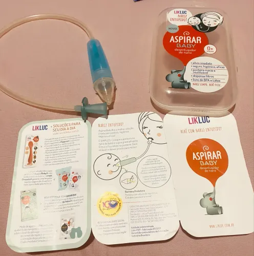 Aspirador Nasal Infantil Likluc Aspirar Baby 