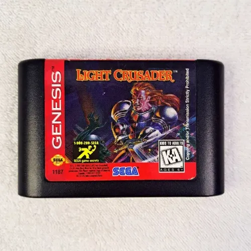 Light Crusader Original Americano - Sega Mega Drive