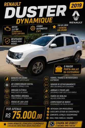 Renault Duster Dynamique 2.0 Hi-flex 16V Aut. 2019