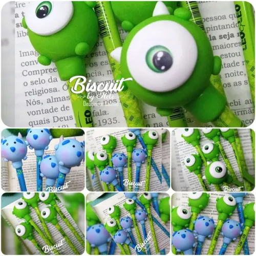 Ponteiras de lápis em Biscuit 