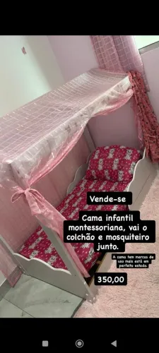 Cama infantil montessoriana usada