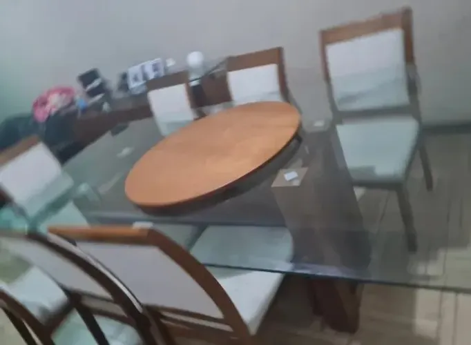Mesa de jantar + tábua giratória 