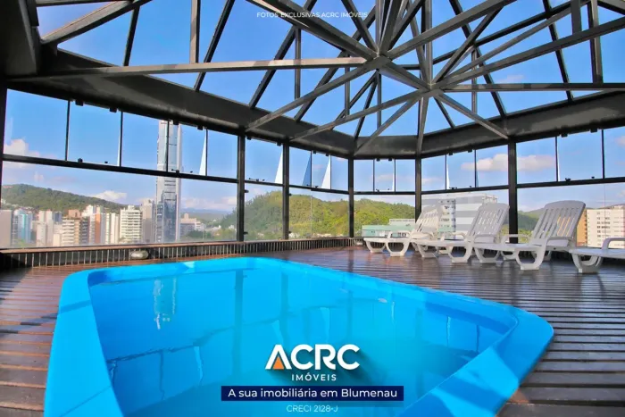 ACRC Imóveis - AP10499 - Apartamento para Locação no Centro de Blumenau