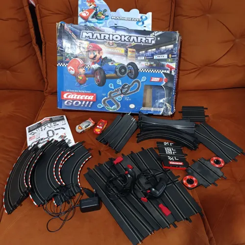 Autorama Nintendo Mario Kart Raridade Vintage Mach 8 Carrera Go 1/43