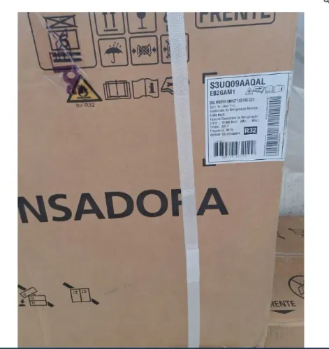 condensadora dual inverter compact 9.000 btus frio s3uq09aaqal 220v nova gás R32