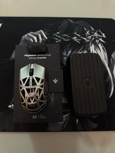 WLMouse Beast X Max 8k Magnésio Impecável 