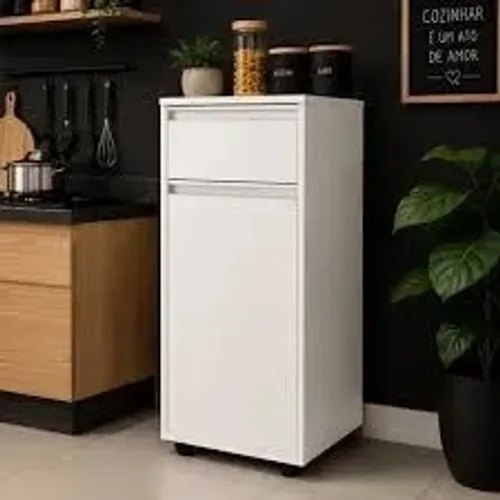 SUPORTE BEBEDOURO 1 GAVETA 1 PORTA EM 2 CORES - PRONTA ENTREGA