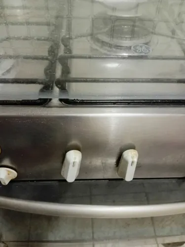 Fogão com avarias
