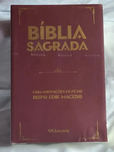 Livro Bíblia Sagrada Com Anotações de Fé do Bispo Edir Macedo [Universal] - Capa Mole