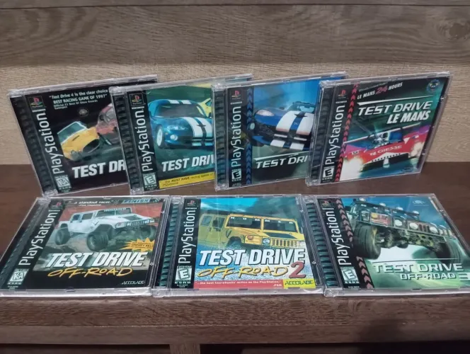 Coleção Test Drive para Ps1 (REPRÔ) LEIA