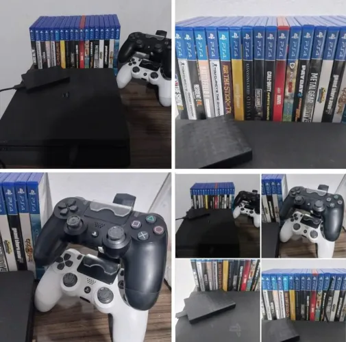 Vendo PS4 + JOGOS + 2 Controles