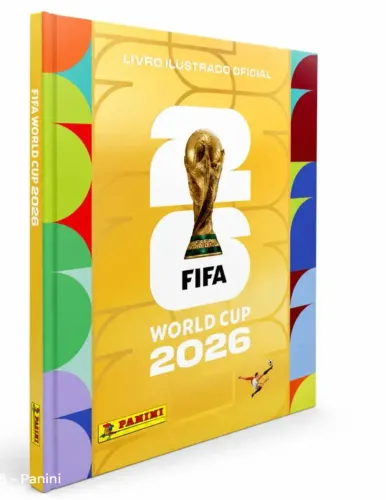 Álbum Copa do Mundo de 2026 Completo - Capa Dura (Dourado)