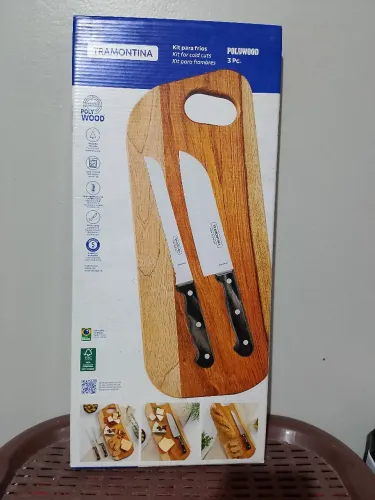 Vende-se kit churrasco novo nunca usado Tramontina 3pcs mais informações PV * top