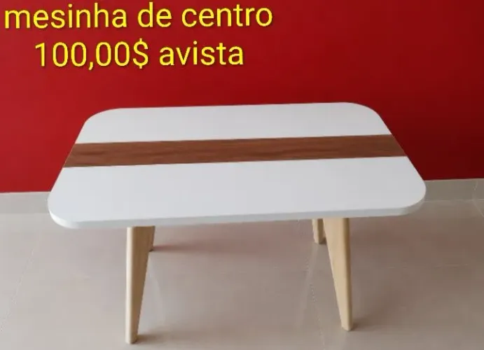 Mesinha de centro retangular