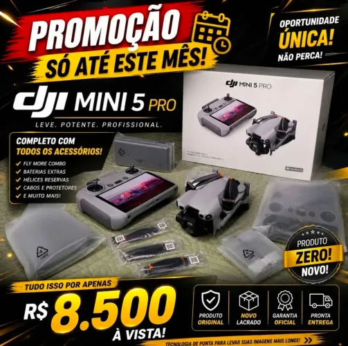 MINI 5 PRO NOVO COMBO 