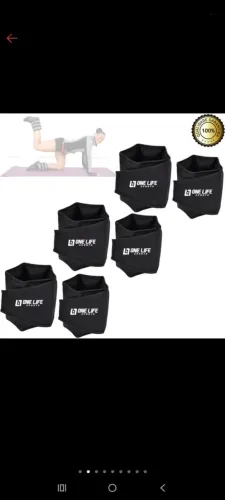 Caneleira peso tornozeleira par 3kg, 4 kg e 5kg