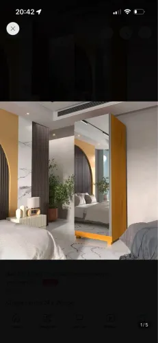Sapateira 1 Porta Espelhada 100% MDF - Excelente Estado