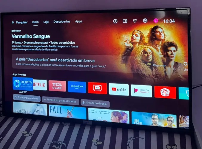 Smart TV 43 TCL muito nova