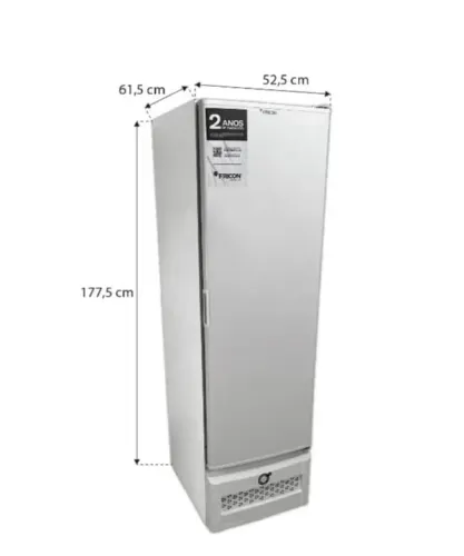 NZ. FREEZER VERTICAL 284 LITROS FRICON