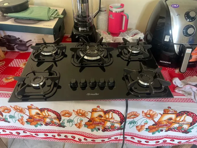 Fogão Cooktop 5 bocas