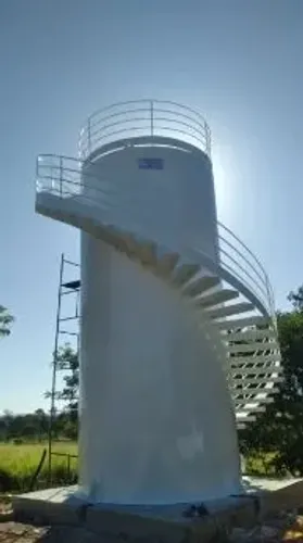 RESERVATÓRIO METÁLICO, CAIXA DE ÁGUA