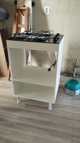 Bancada para cooktop em MDF (Entrego no mesmo dia)