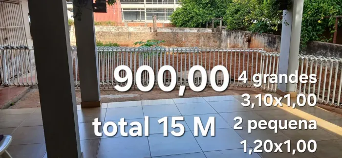 TAMANHO  PRECO NAS FOTO/Cabeceira de solteiro almofadada/ grades de 15metros total/balcão 