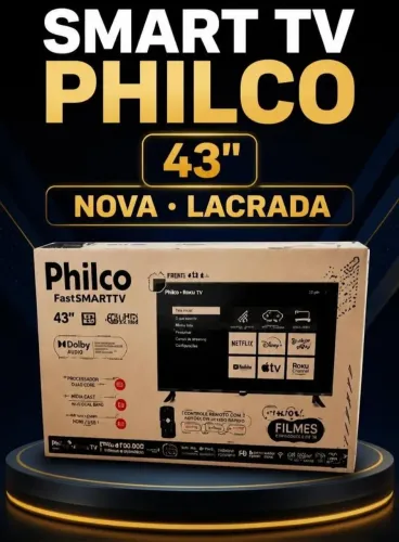 Smart TV PHILCO 43 POLEGADAS - Nova Lacrada